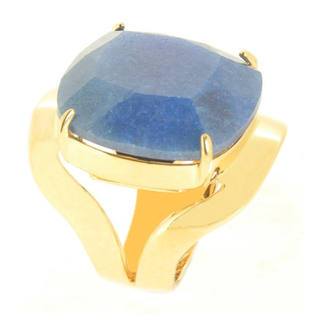 Anel Quartzo Azul