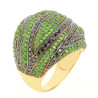 Anel Preto e Verde