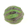 Anel Preto e Verde