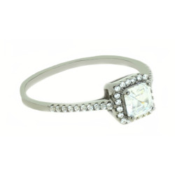 Anel Quadrado  Zircônias