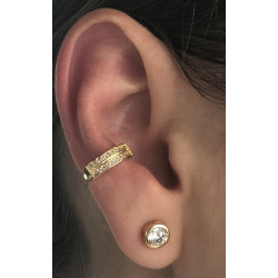 Piercing Dourado e Zircônias