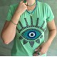 Camiseta Verde Olho Grego