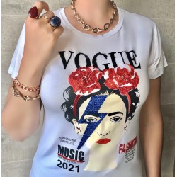 Camiseta Vogue Frida Kahlo