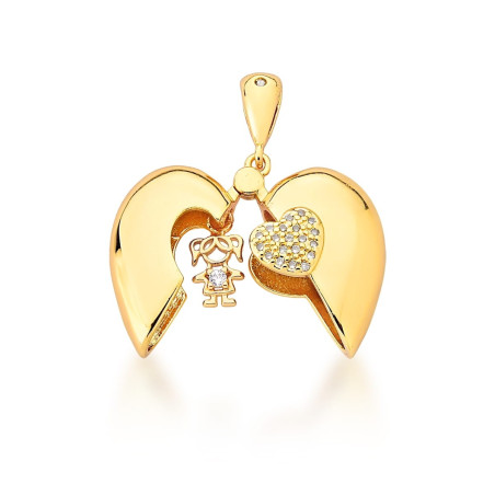 Pingente Coração Filha