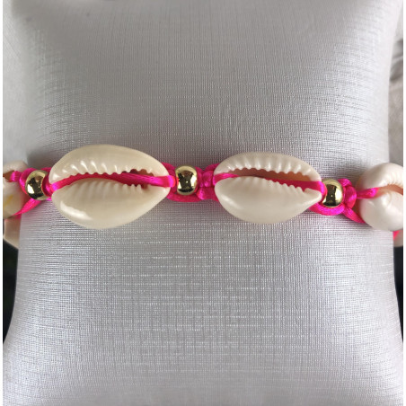 Pulseira Rosa Búzios