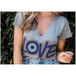 Camiseta Love Olho Grego