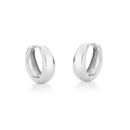 Argola Lisa Prateada