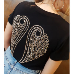 Camiseta Preta Asas