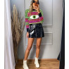 Blusa Olho Grego Verde Blusa Olho Grego Verde
