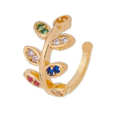 Piercing Folhas Coloridas