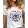 Camiseta Branca Olho Grego Lilás Camiseta Branca Olho Grego Lilás