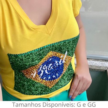 Camiseta Bandeira Brasil