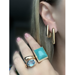 Argola Retangular Média