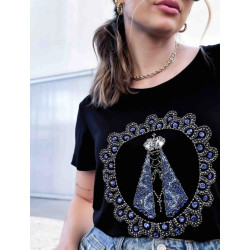 Camiseta Preta Aparecida