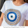 Camiseta Branca Olho Grego Camiseta Branca Olho Grego