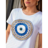 Camiseta Branca Olho Grego Camiseta Branca Olho Grego