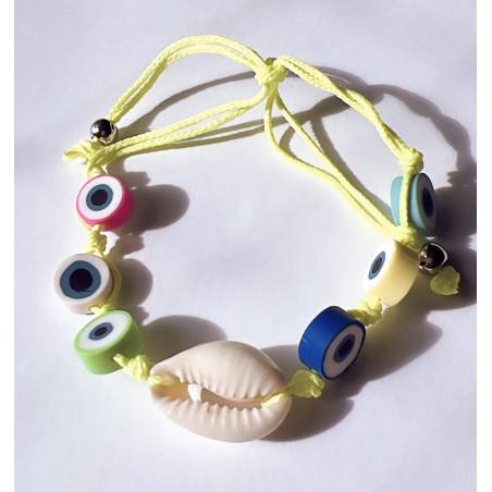 Tornozeleira Amarela Olho Grego