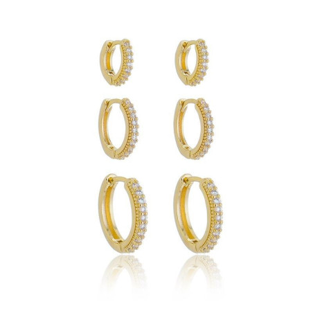 Trio Dourado de Argolas