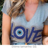 Camiseta Love Olho Grego Camiseta Love Olho Grego