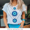 Camiseta Colares de Olho Grego Camiseta Colares de Olho Grego