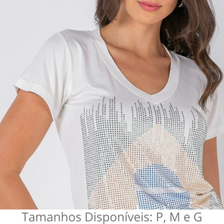 Camiseta Branca Brasil