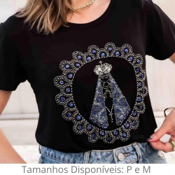 Camiseta Preta Aparecida