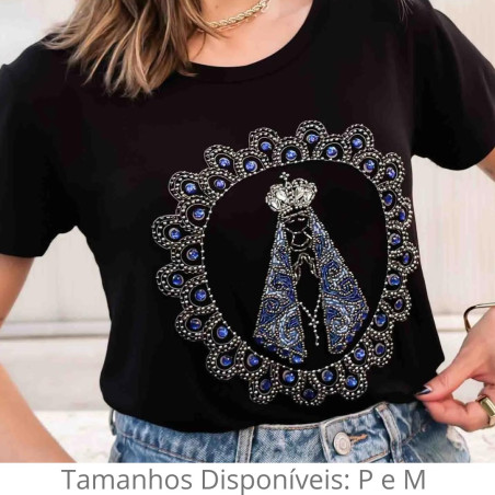 Camiseta Preta Aparecida