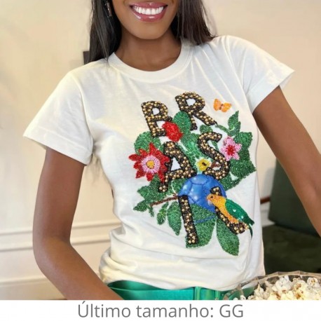 Camiseta Brasil Tropical