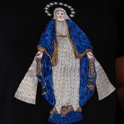 Camiseta Preta Nossa Senhora das Graças