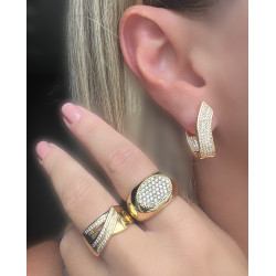 Argola com Zircônias