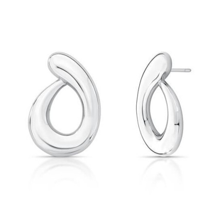 Brinco Prateado Liso