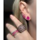 Brinco Gota Rosa