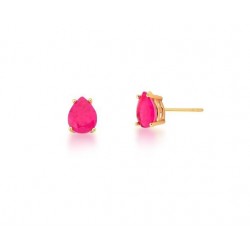 Brinco Gota Rosa
