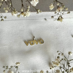 Pingente Prateado Vovó