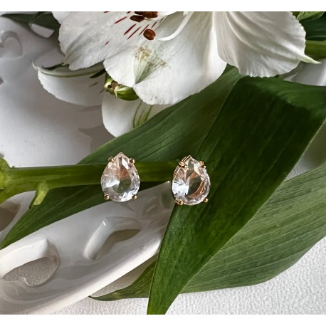 Brinco Gota Cristal