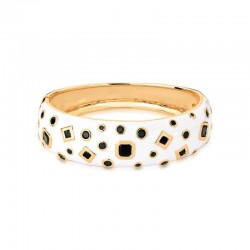 Pulseira Branca e Preta