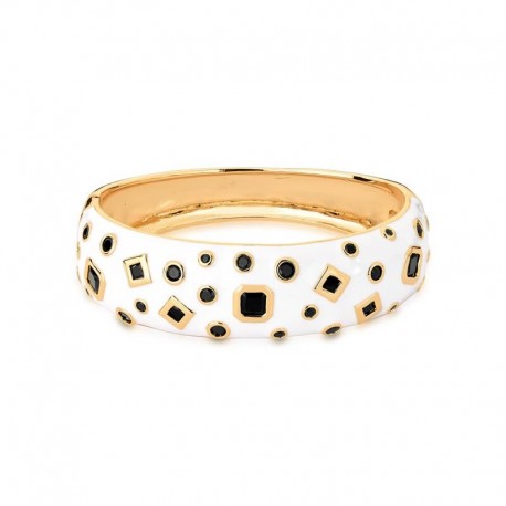 Pulseira Branca e Preta