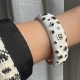 Pulseira Branca e Preta