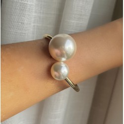 Pulseira Dupla de Pérolas