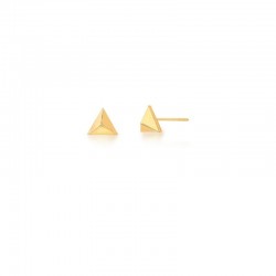 Brinco Triângulo Dourado