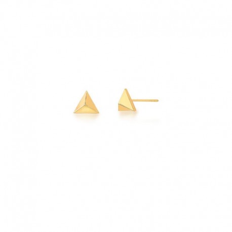 Brinco Triângulo Dourado