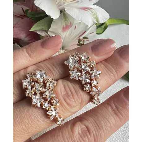 Brinco Ear Cuff Estrelas