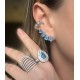 Piercing Prateado Estrelas