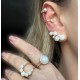 Brinco Ear Cuff Pérolas