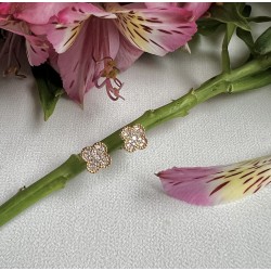 Brinco Flor Dourada