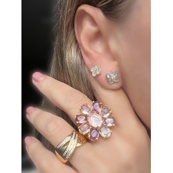 Brinco Dourado Flor