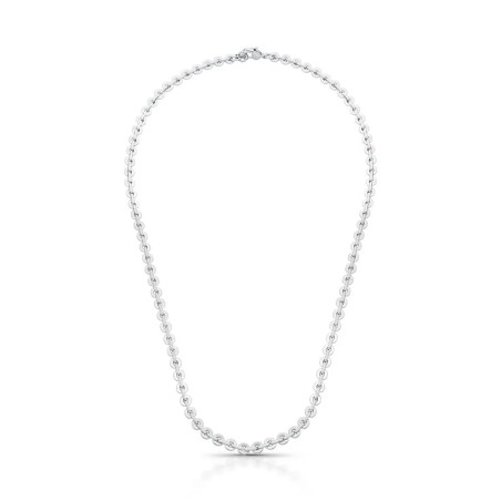 Colar Elos Prateados