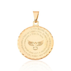 Pingente Espírito Santo com Oração