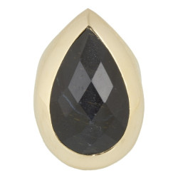 Anel Gota Preto Fosco