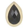 Anel Gota Preto Fosco